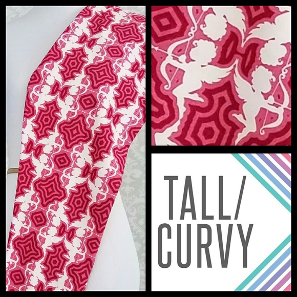 LulaRoe Tall and Curvy Valentine's Leggings - Picture 1 of 1